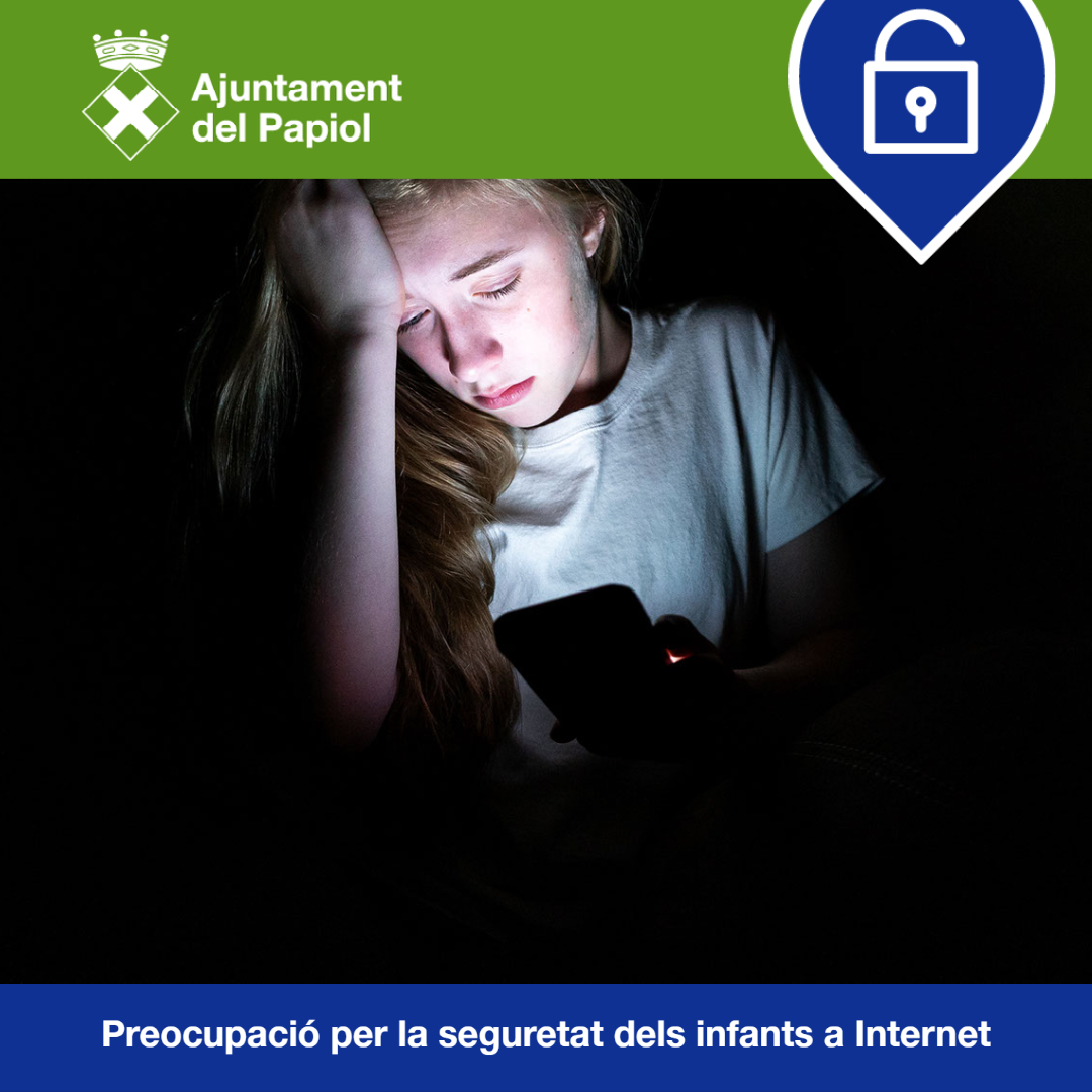 Preocupació per la seguretat dels infants a Internet